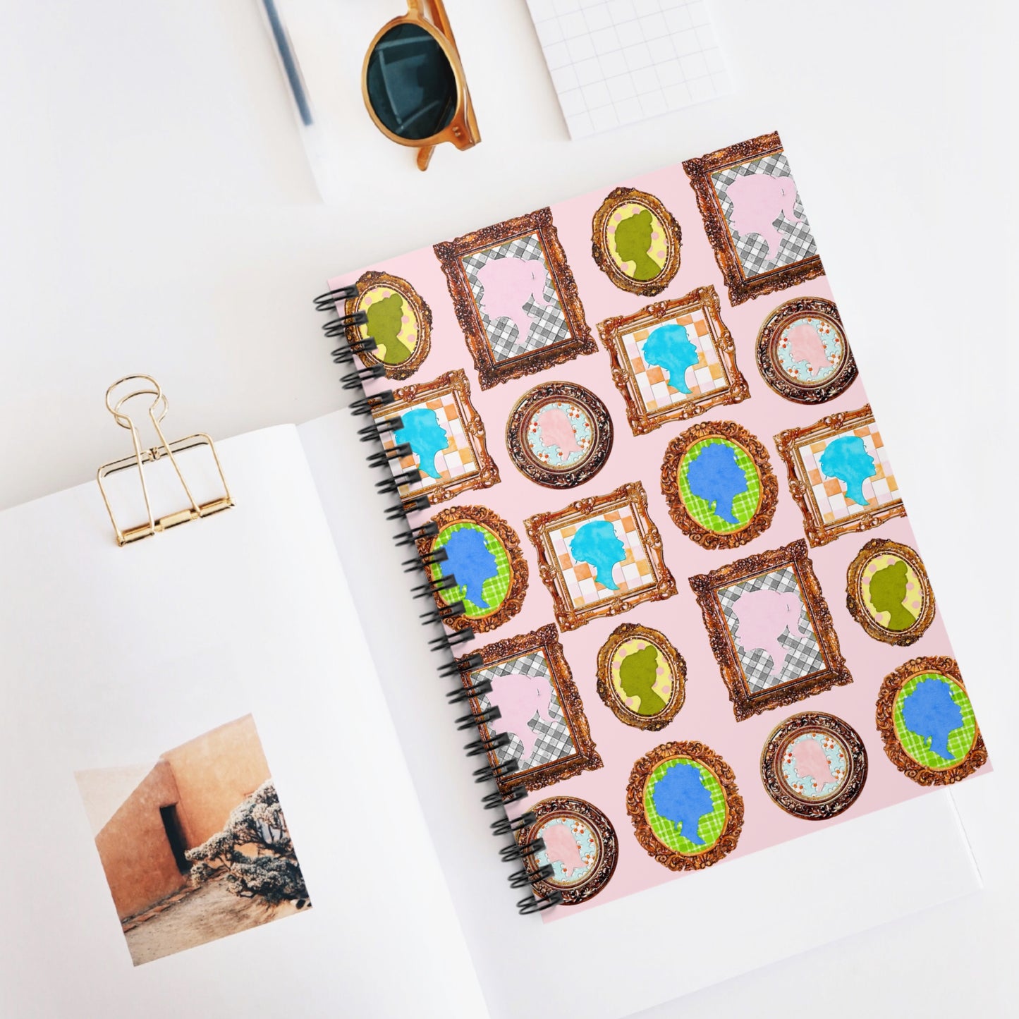 Spiral Notebook - Pink Cameo