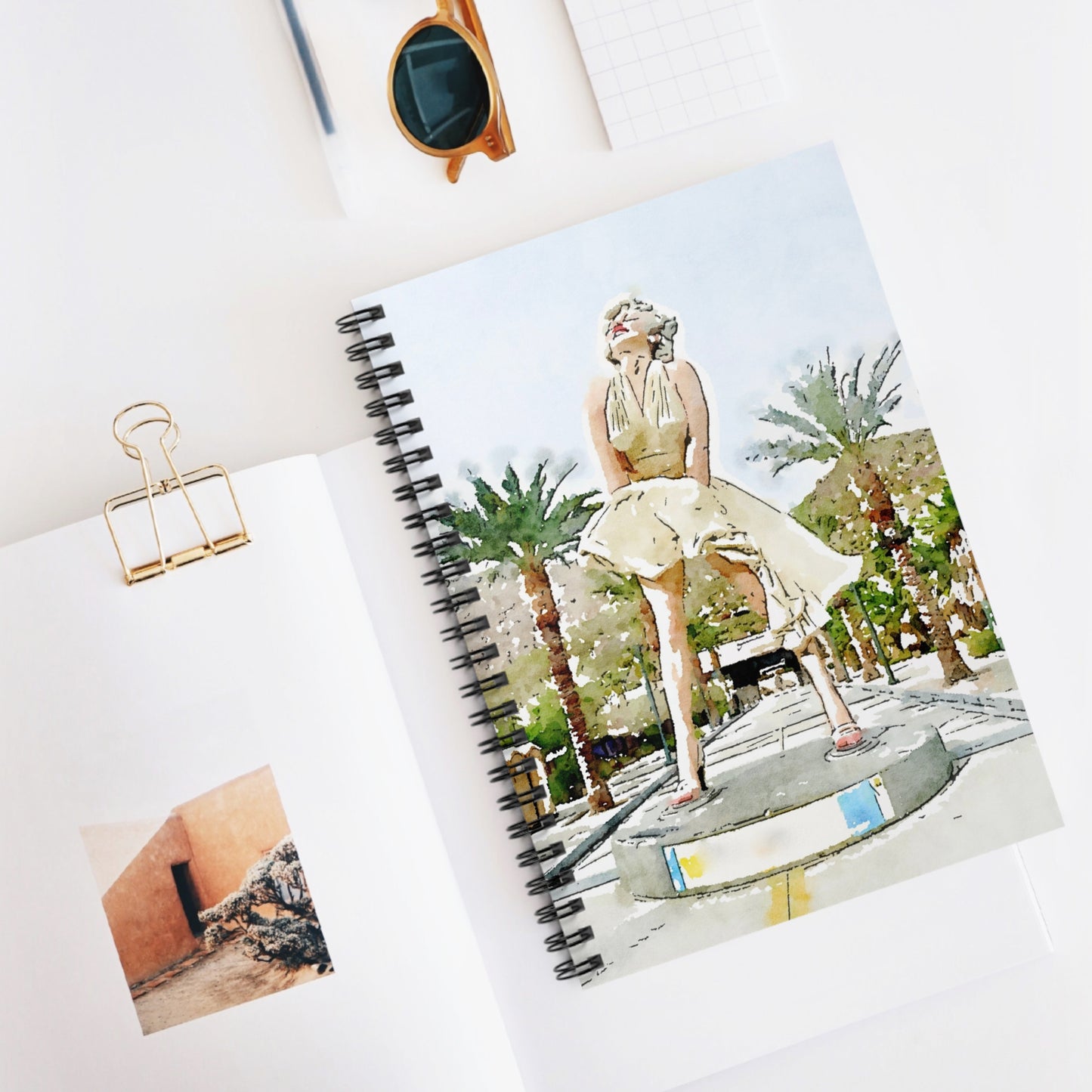 Spiral Notebook -  Palm Springs