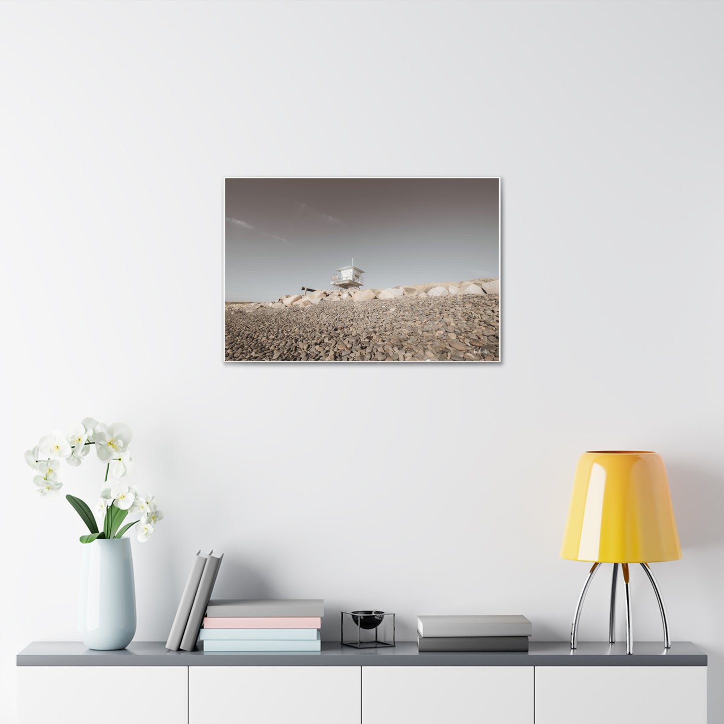 Canvas Stretched, Photograph Lifeguard Station Wall Art