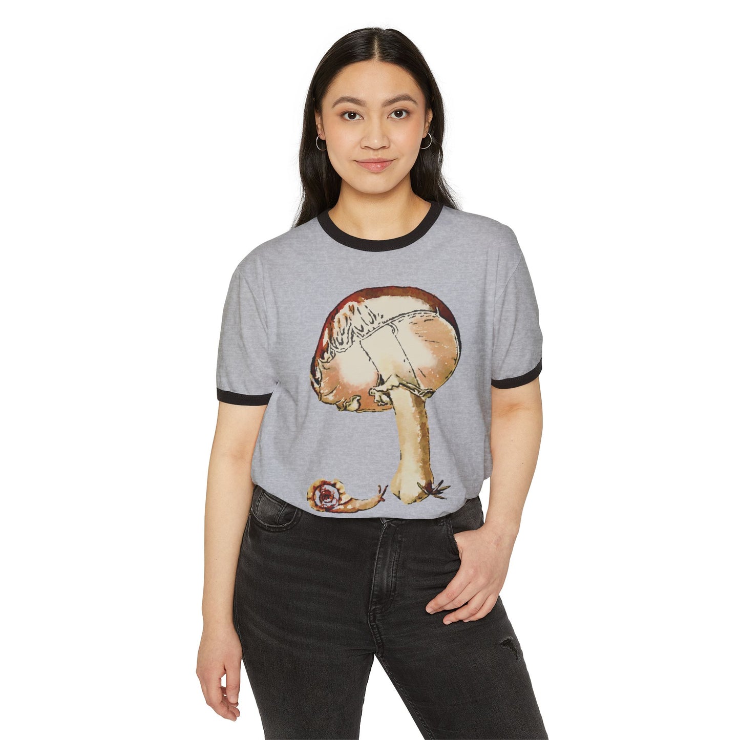 Magical Mushroom Ringer T-Shirt