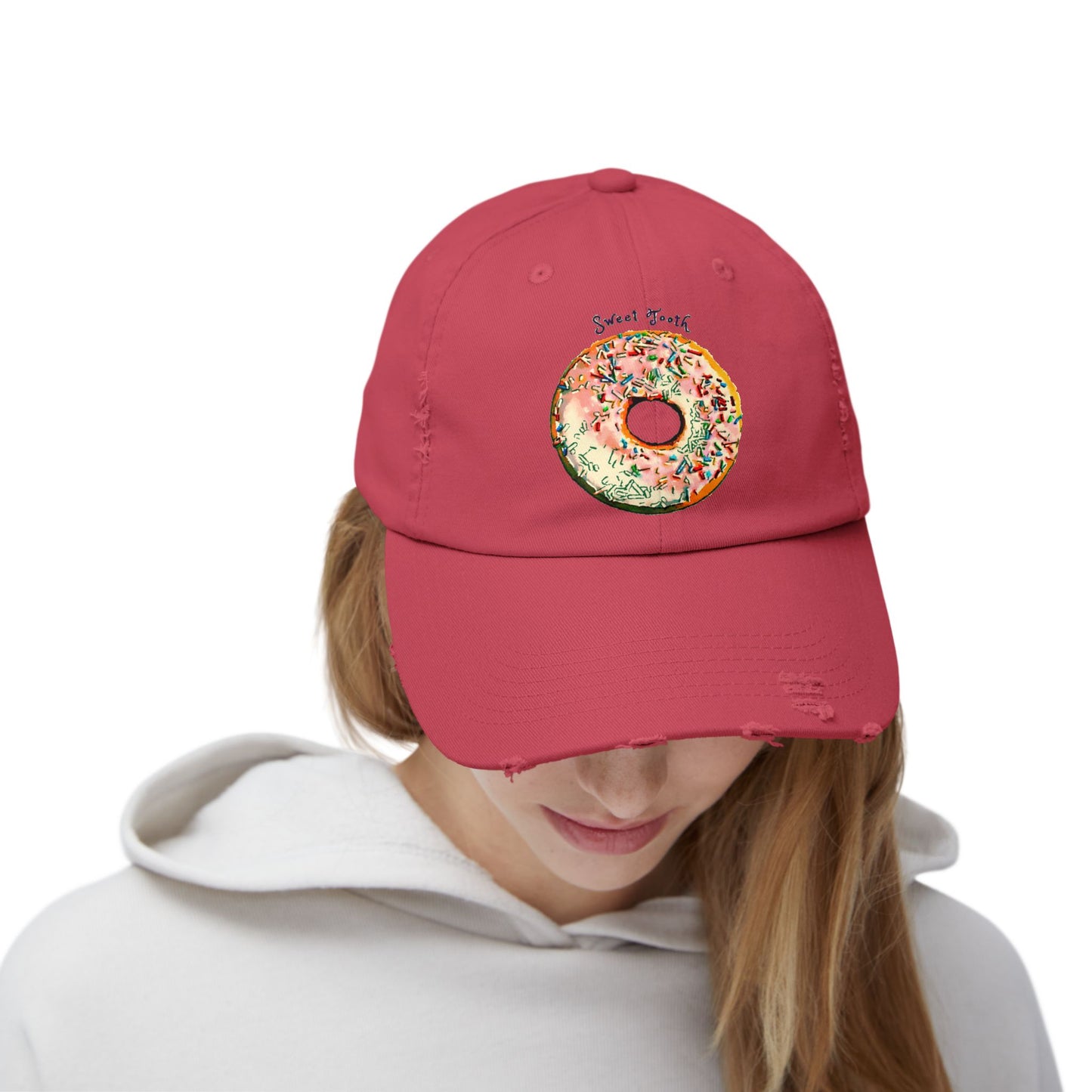 Sweet Tooth Distressed Baseball Hat