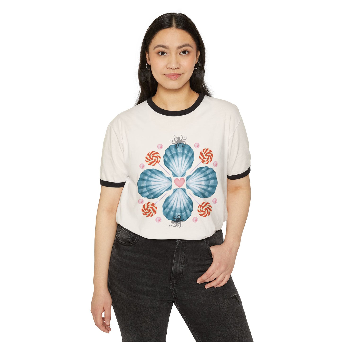 Shell Candy Ringer T-Shirt