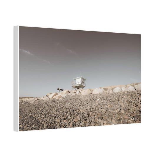 Canvas Stretched, Photograph Lifeguard Station Wall Art