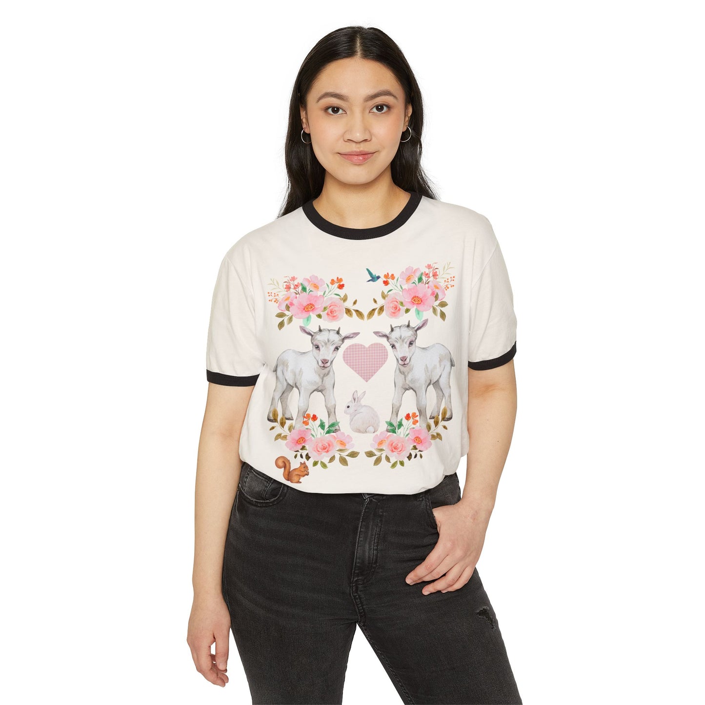 Sweet Baby Lamb Ringer Tee