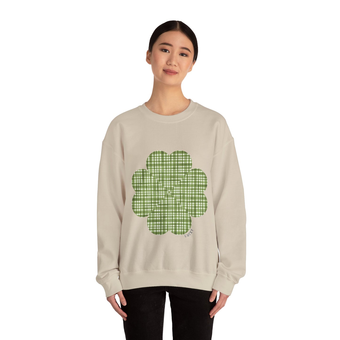 Plaid Clover Sweatshirt