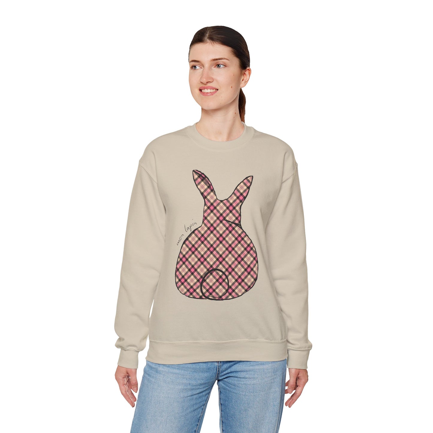 My Bunny Plaid Sweatshirt