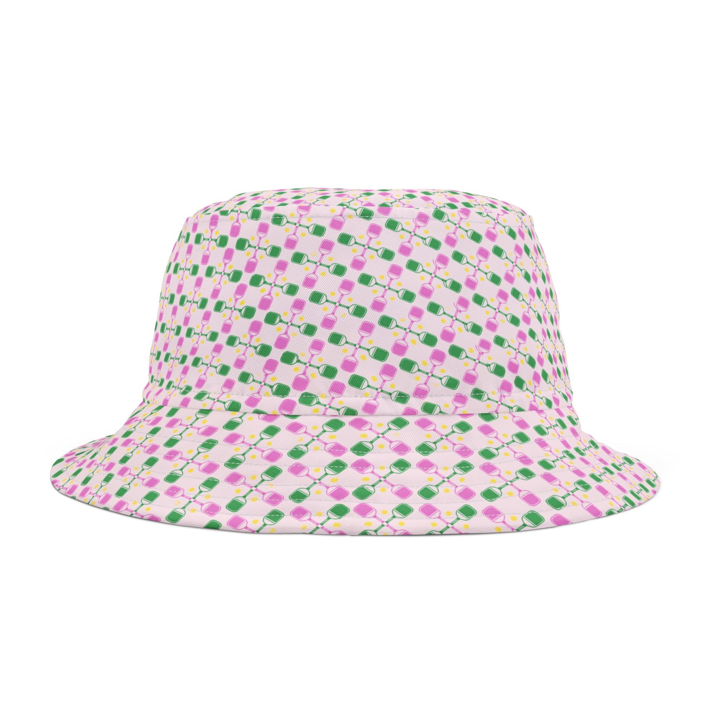 Pickle Ball in Pink Bucket Hat