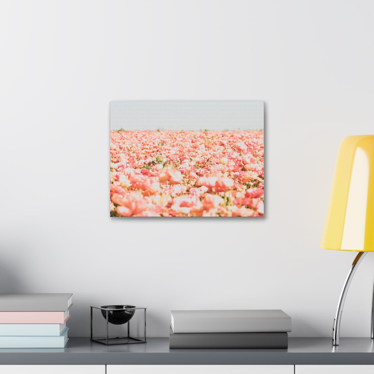 Flower Fields Print on Canvas 16x12