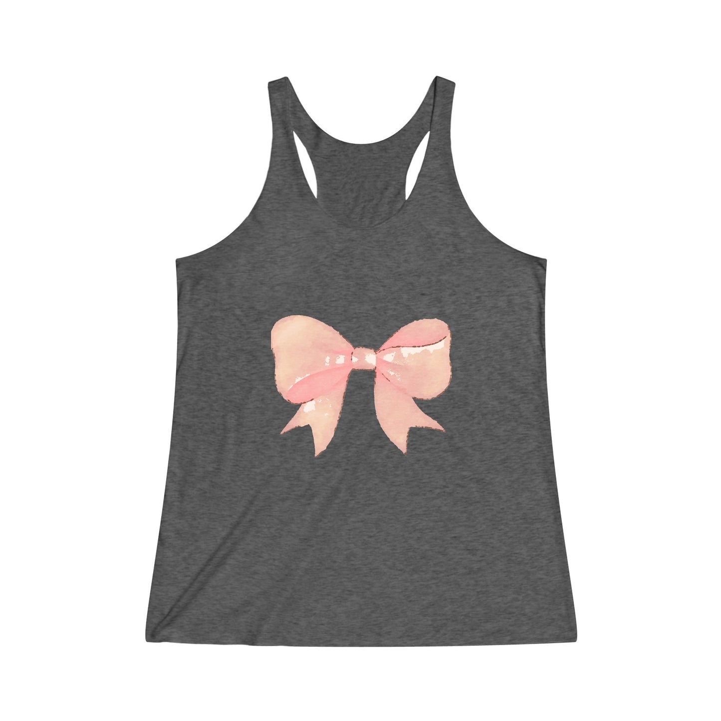 Pink Bow Racerback Tank