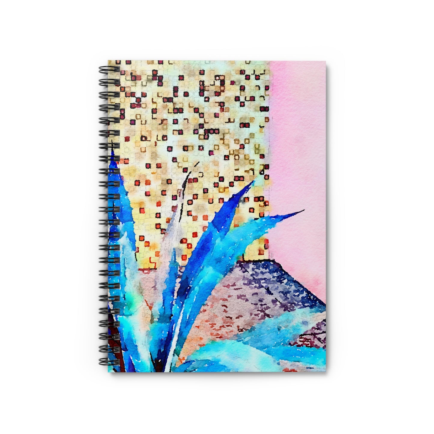 Spiral Notebook -  Palm Springs Sidewalk