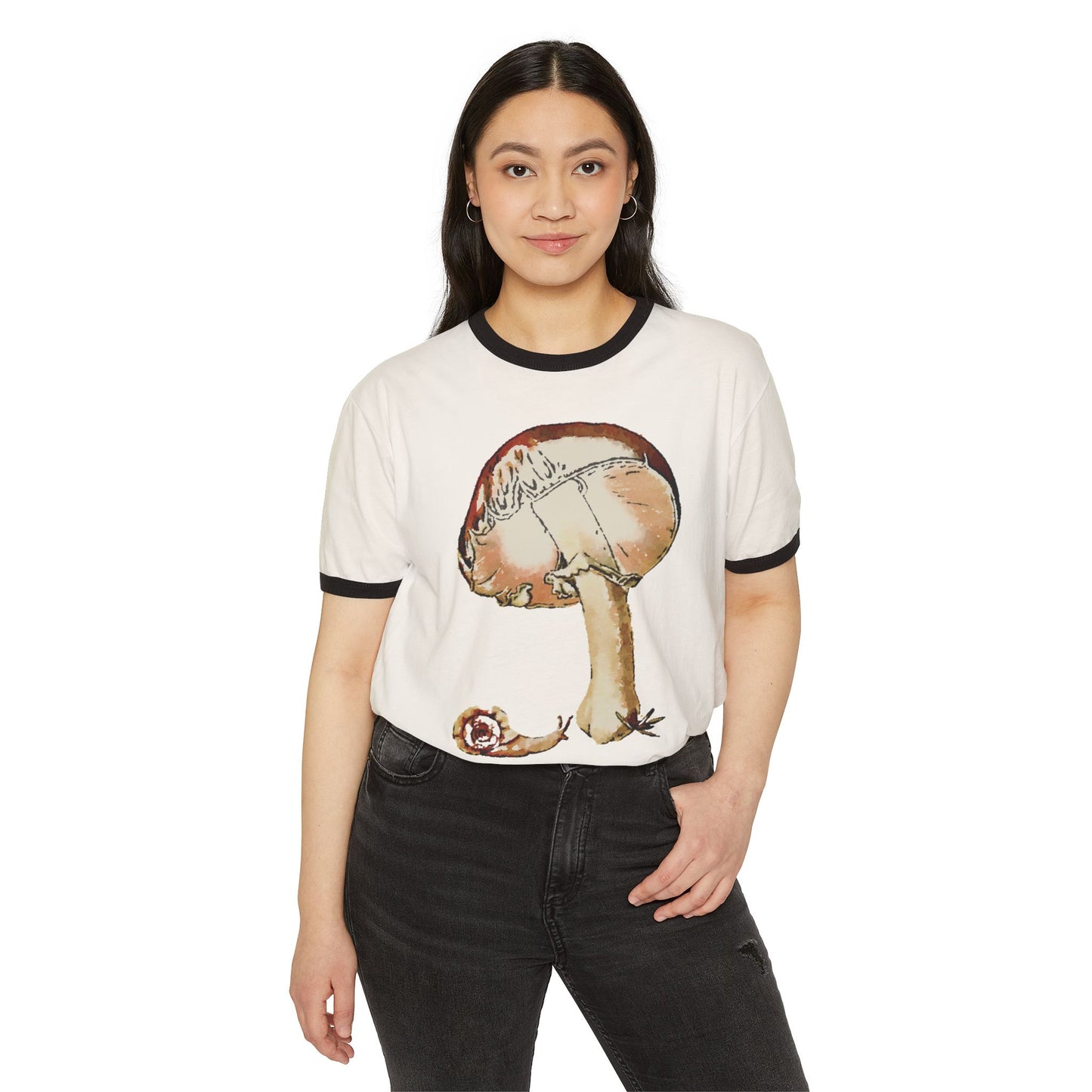 Magical Mushroom Ringer T-Shirt