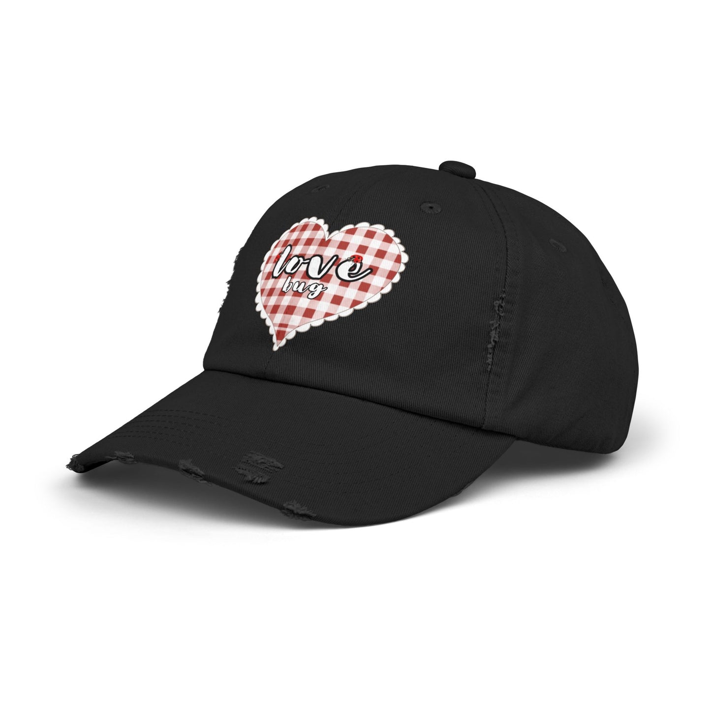 Love Bug Distressed Baseball Cap