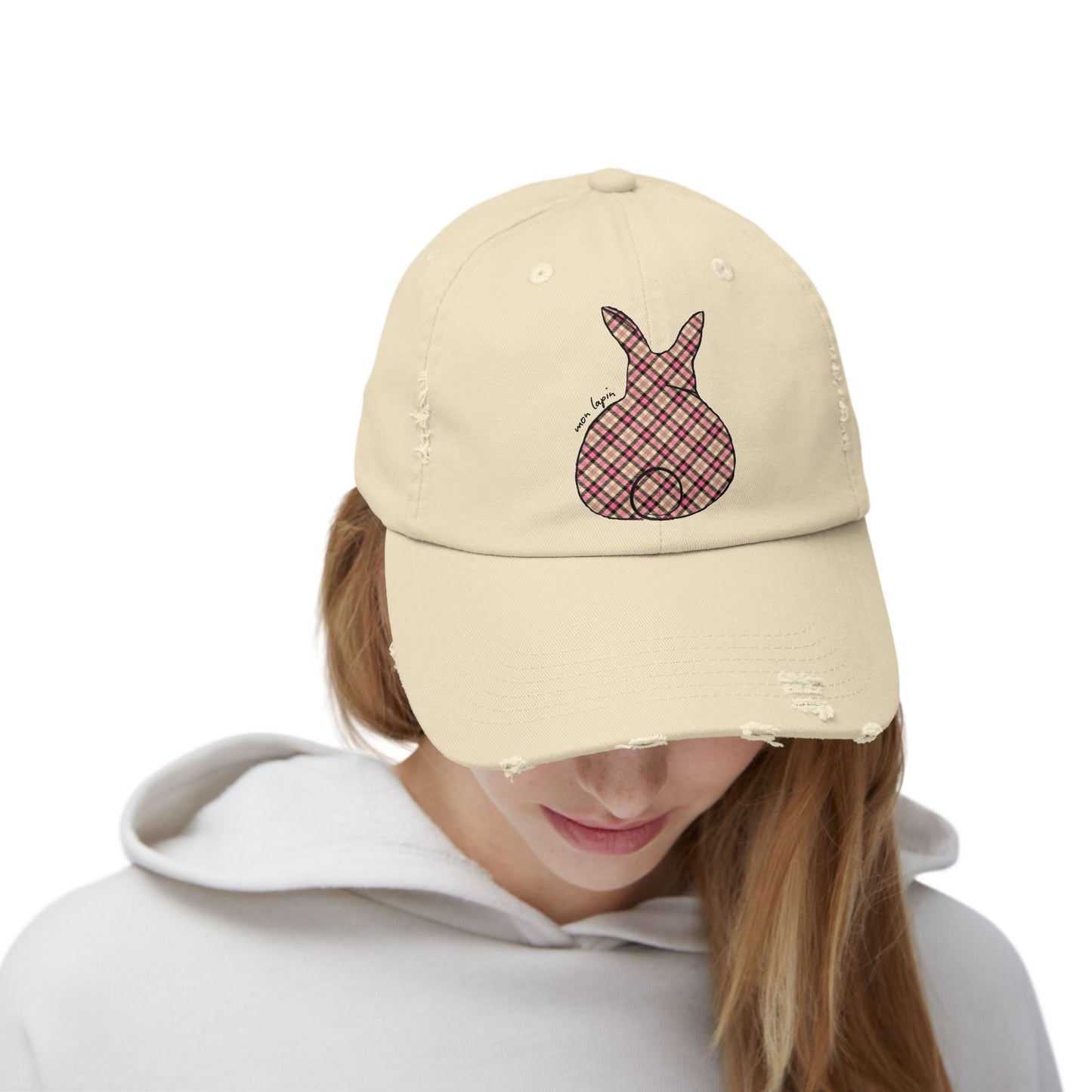 My Bunny Distressed Baseball Cap