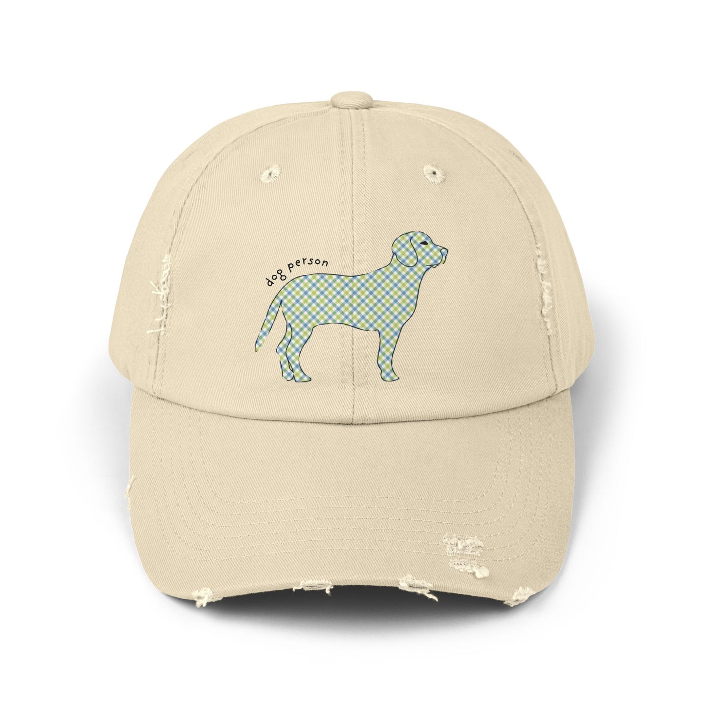 Dog Person Distressed Baseball Hat