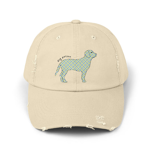 Dog Person Distressed Baseball Hat