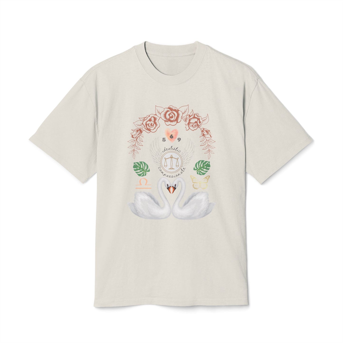 Libra Zodiac Sign Heavy Tee Shirt