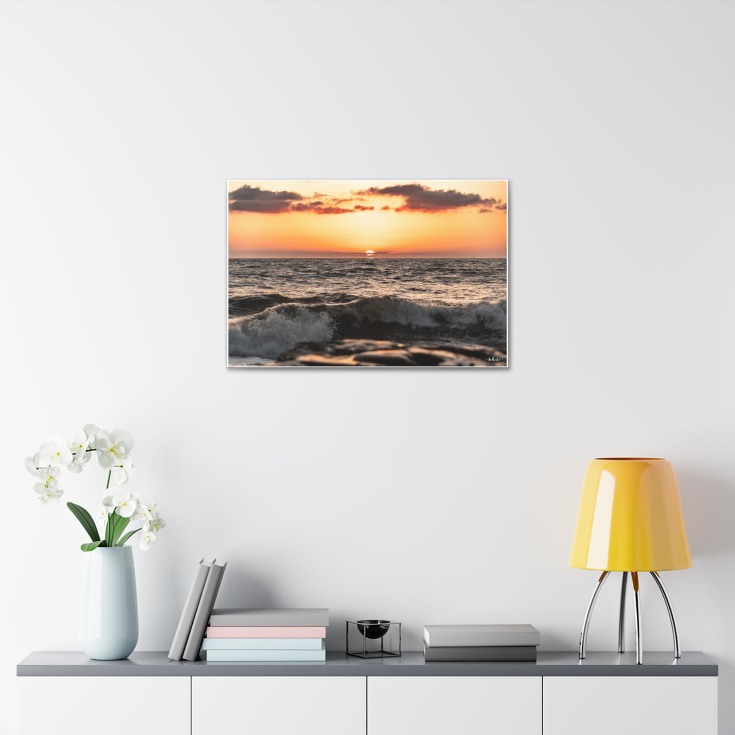 Canvas Print Sunset Ocean