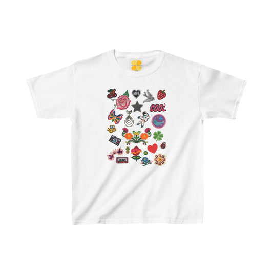 Patches and Pins Kids Tee