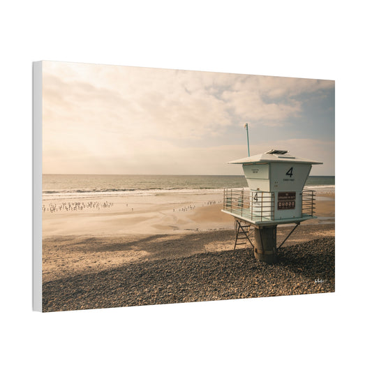 Canvas Print - Lifeguard Tower