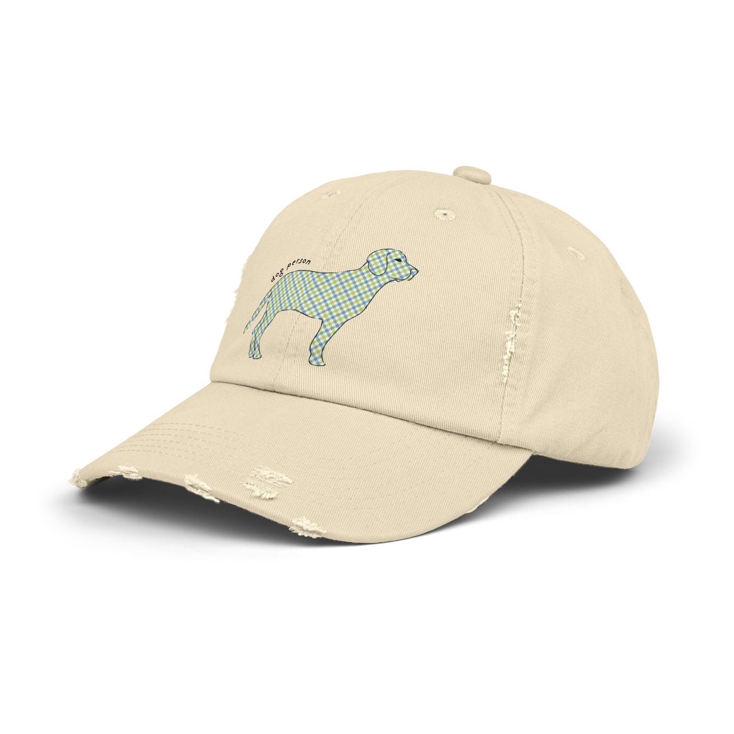 Dog Person Distressed Baseball Hat