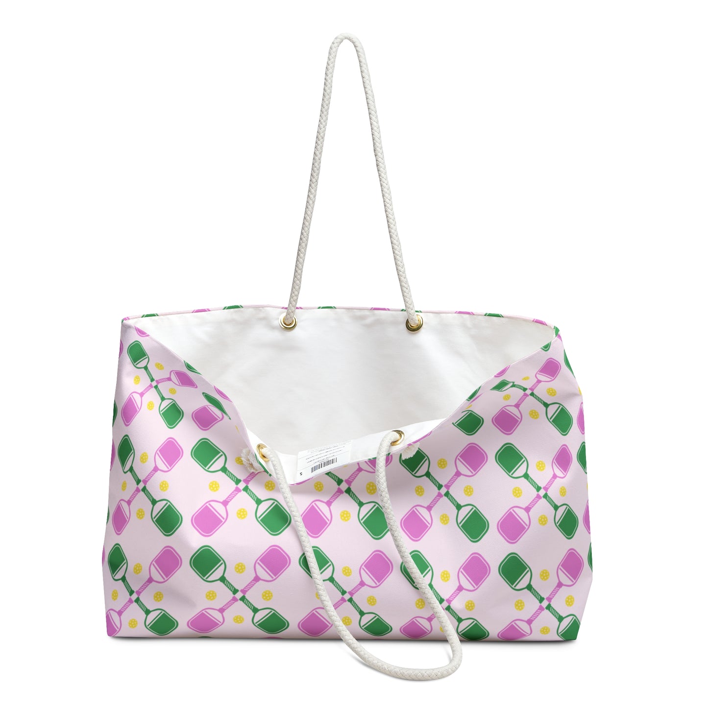 The Pickle Ball in Pink Tote Bag