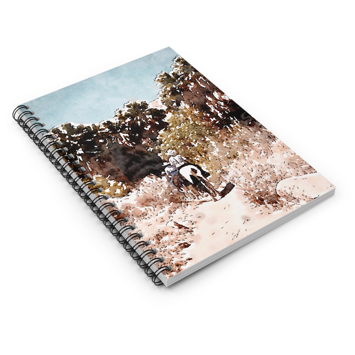 Spiral Notebook - Cowboys in the Desert