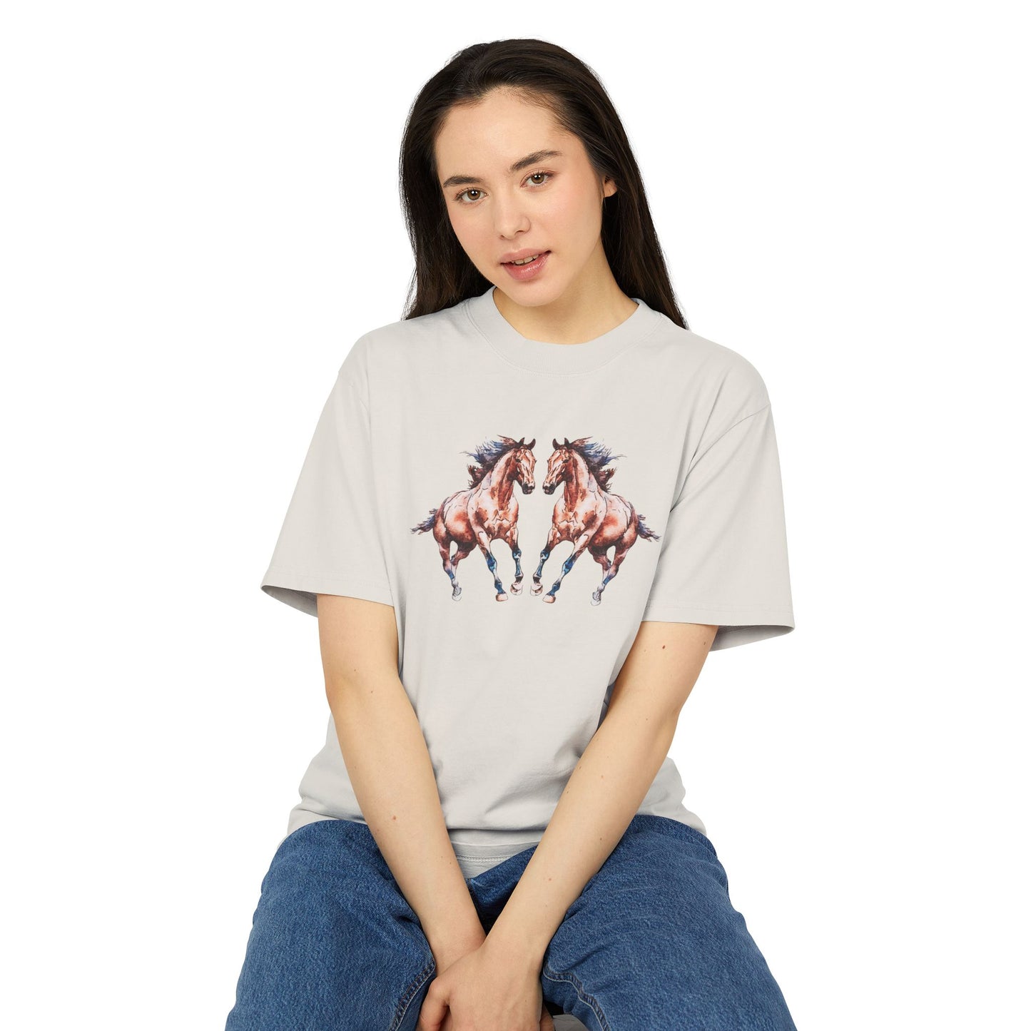 Wild Horses Heavy Faded Tee