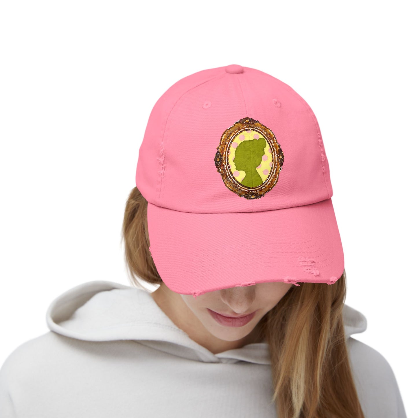 Distressed Cap - Classic Cameo Logo