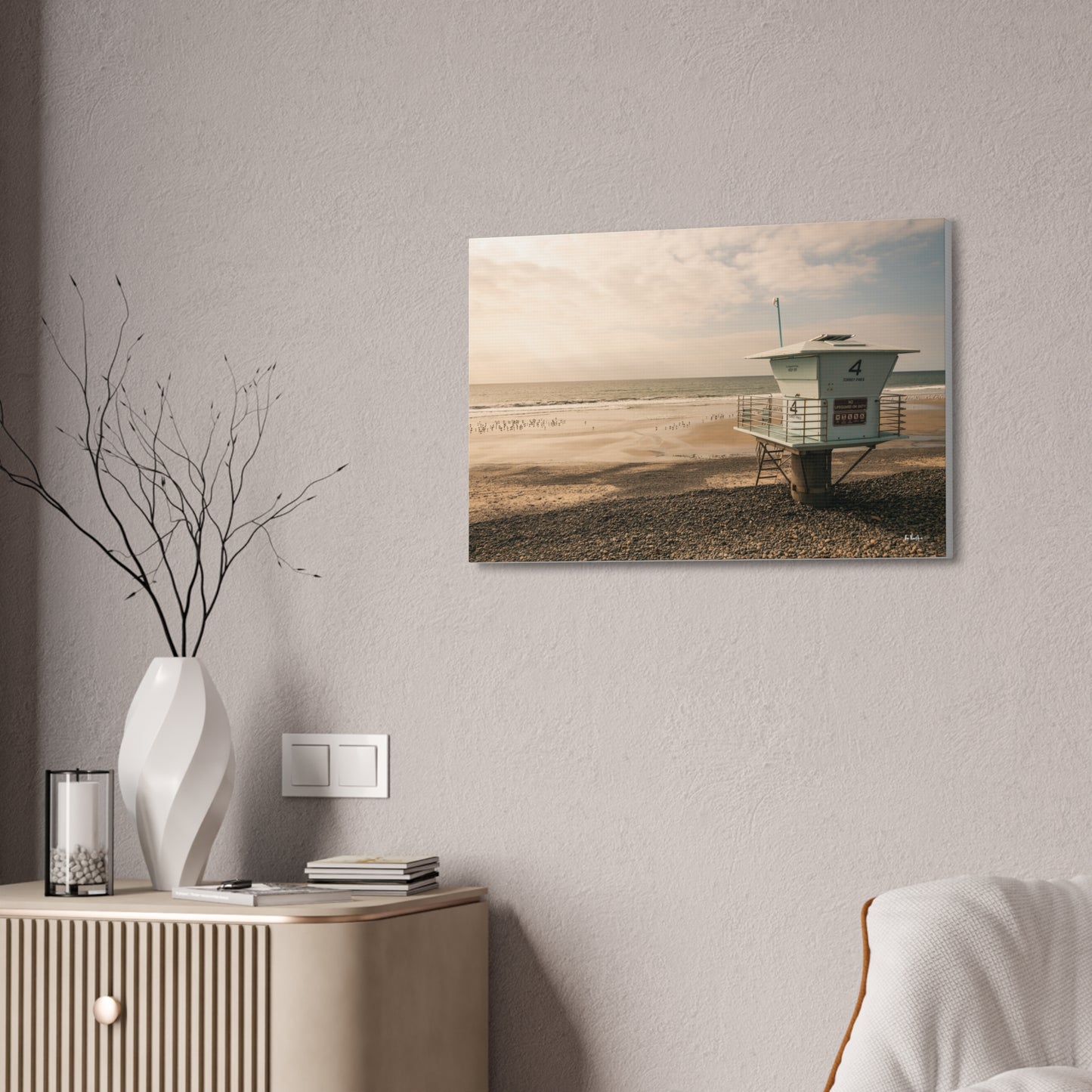 Canvas Print - Lifeguard Tower