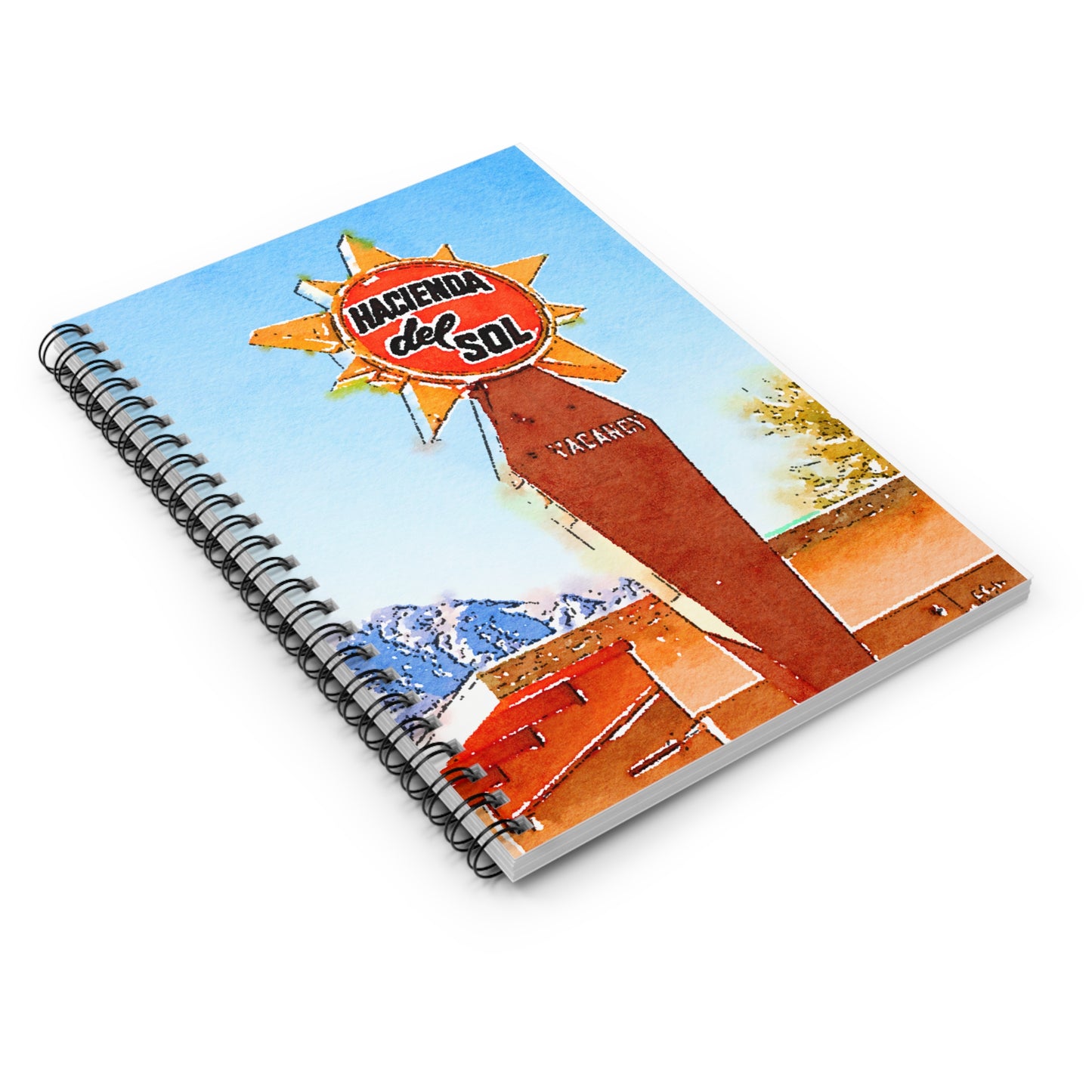 Spiral Notebook -  Desert Hotel