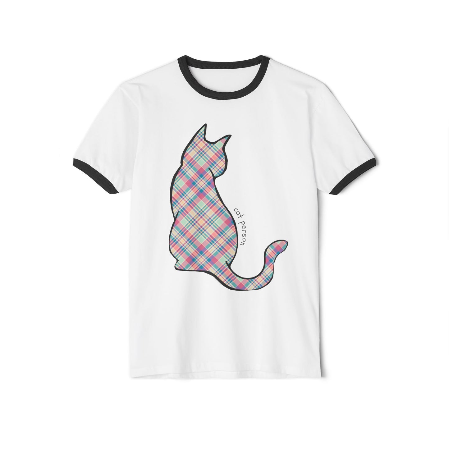 Cat Person Ringer T-Shirt