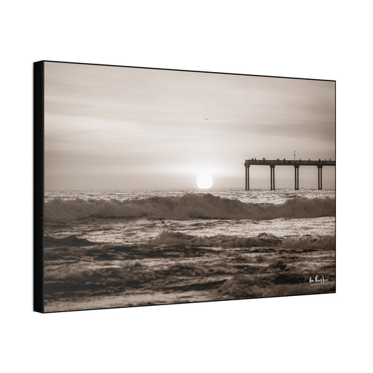 Canvas Wall Art - Stormy Sunset Photograph