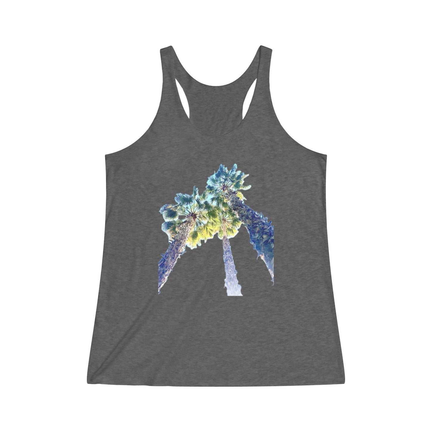 Psychedelic Palm Racerback Tank