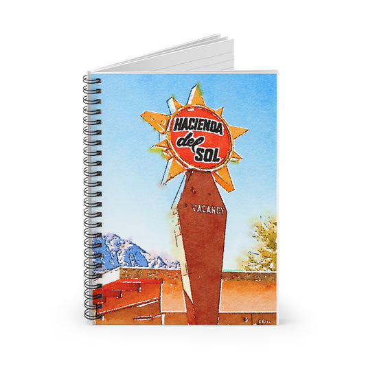 Spiral Notebook -  Desert Hotel