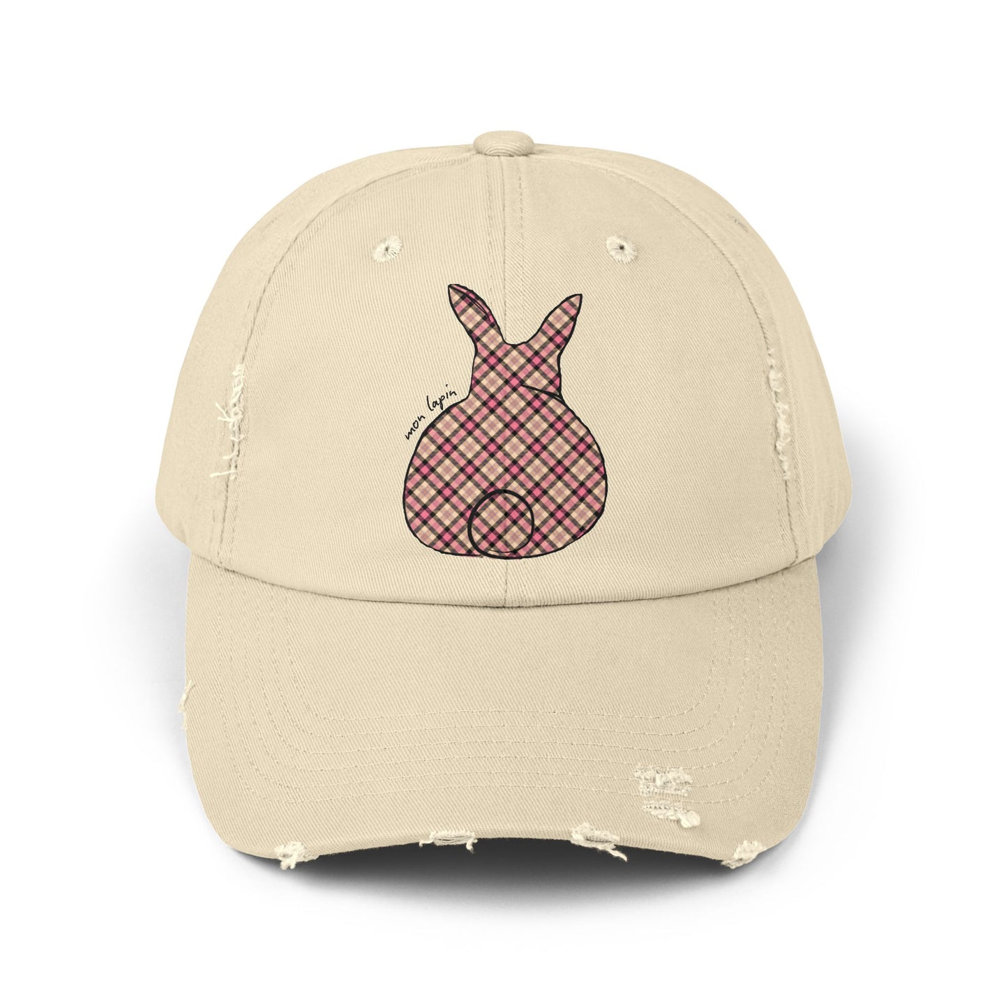 My Bunny Distressed Baseball Cap