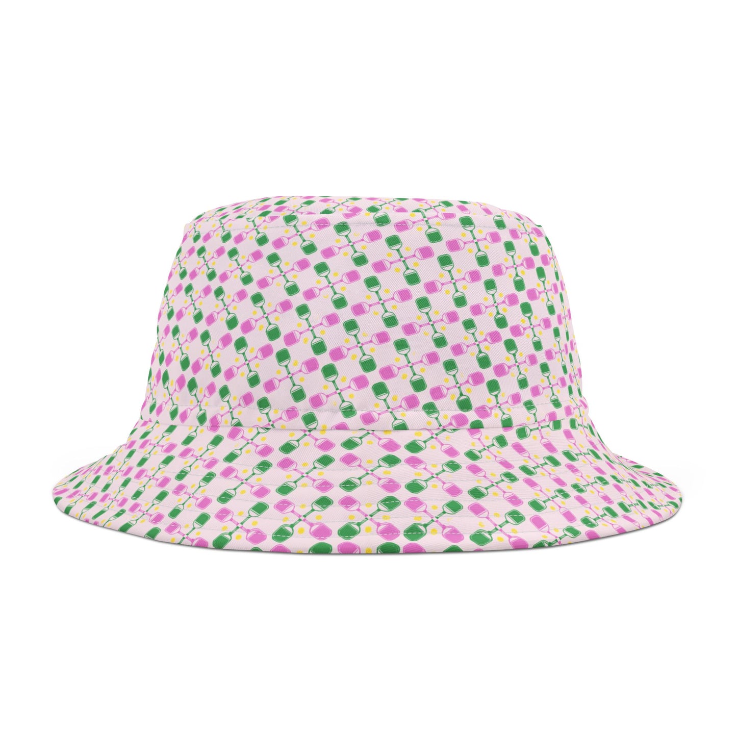 Pickle Ball in Pink Bucket Hat