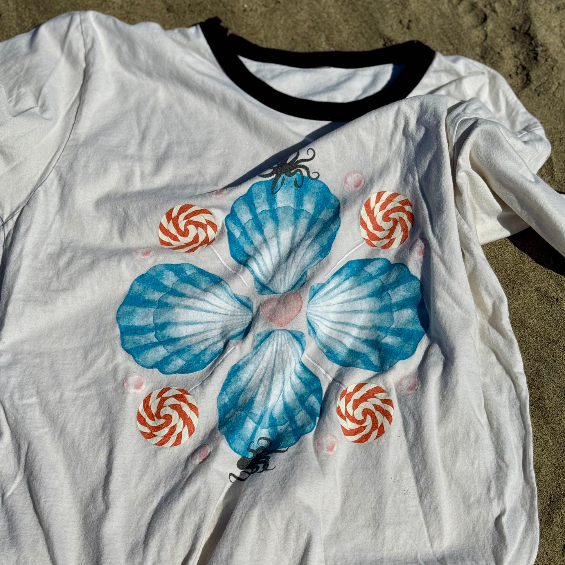 Shell Candy Ringer T-Shirt