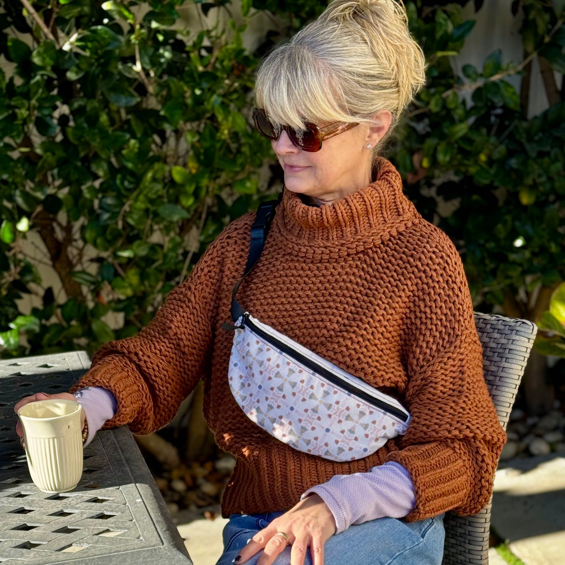 Folk Art Patterned Crossbody