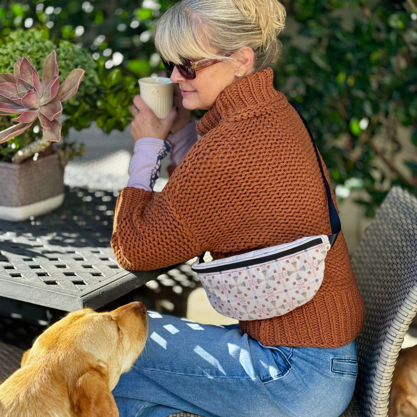 Folk Art Patterned Crossbody